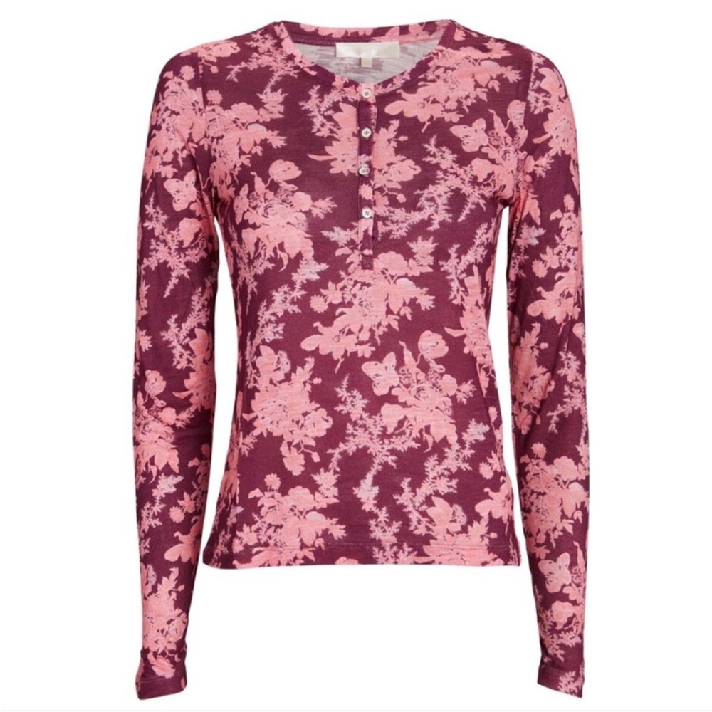 LOVESHACKFANCY New with tags Astro Henley, Mulberry sunrise medium